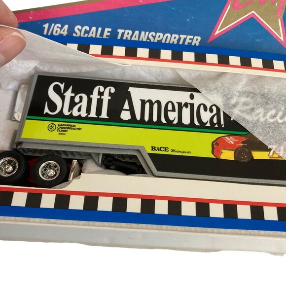 Vintage 1993 Ertl Busch Grand National NASCAR Diecast Semi Truck Transporter - Picture 3 of 9